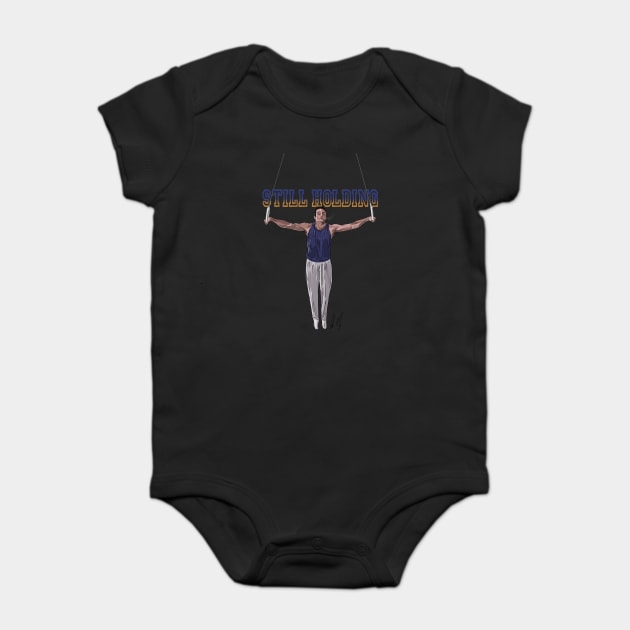 Old School: Still Holding Baby Bodysuit by 51Deesigns